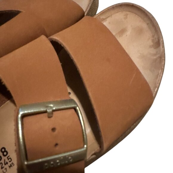 Papillio by Birkenstock Almina Nubuck Leather Sandals Pecan Size 38 7 Women's - Picture 13 of 14